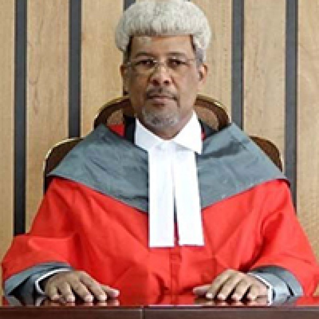 Judge Melchior Vidot is Acting Chief Justice