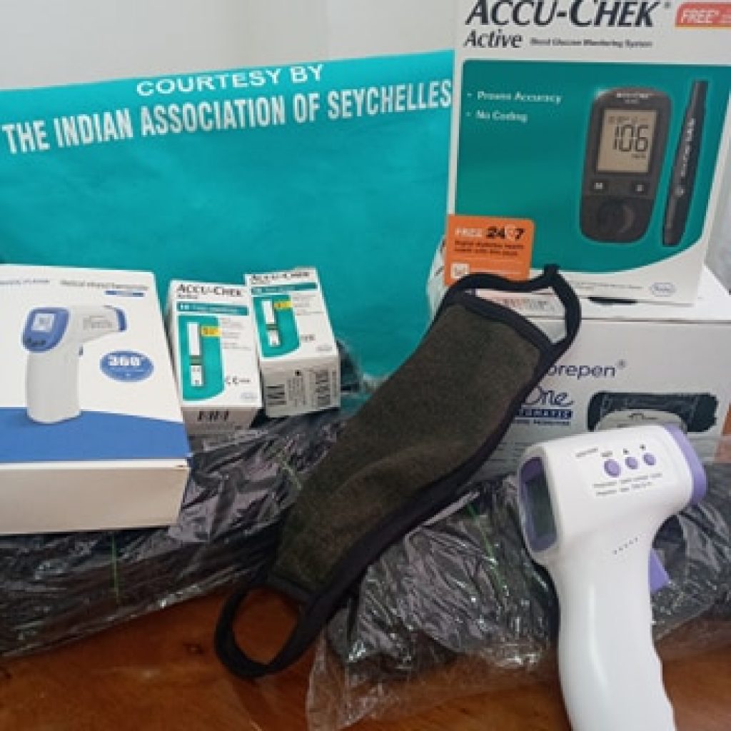 15 JULY 2020 - Face masks and thermometers gifted to the Judiciary by the Indian Association and Indian High Commission