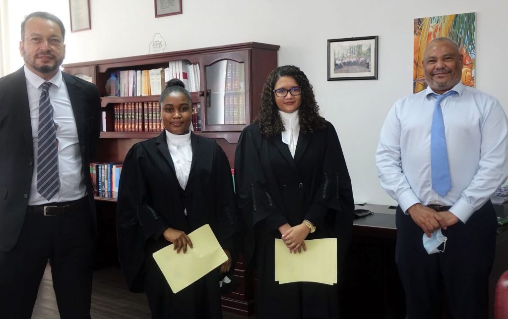 Two new Pupil State Counsels take their oaths