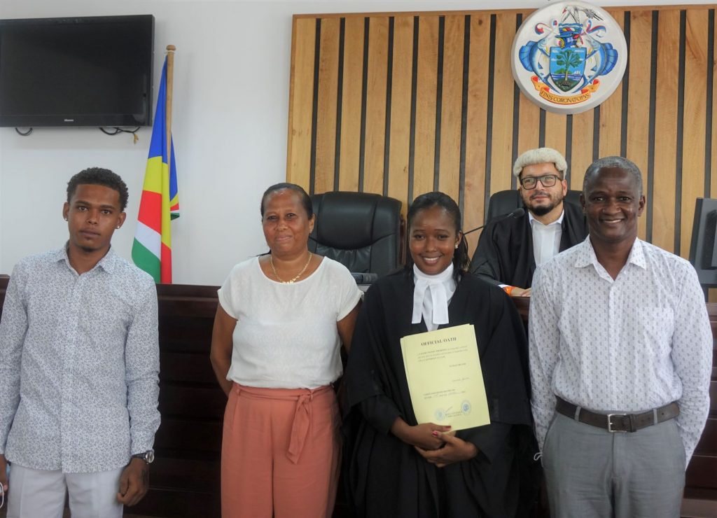 Valery Freminot Takes Her Oaths as Attorney at Law
