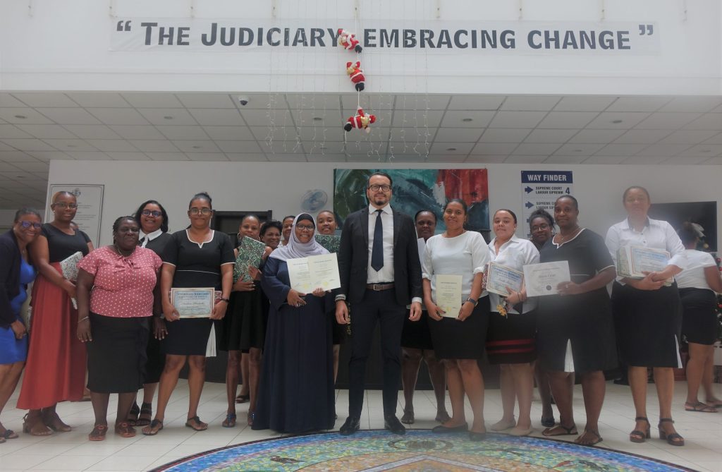 Judiciary Marks Festive Season with Certificate Presentation Ceremony