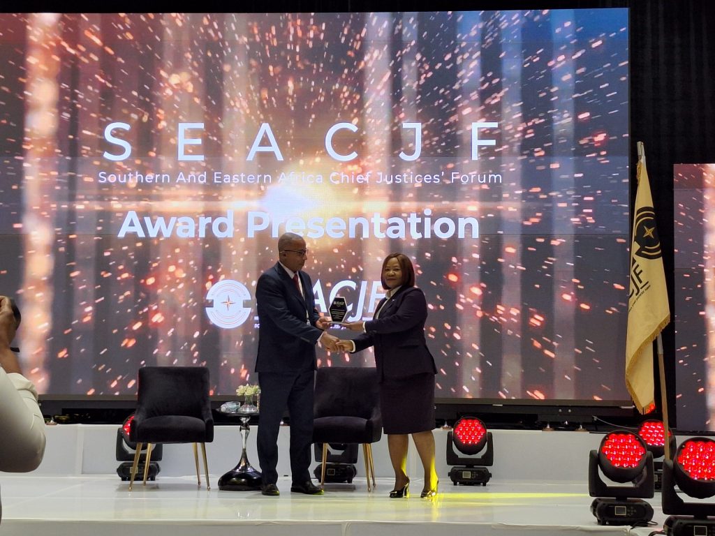 Chief Justice of Seychelles Honoured by SEACJF for Contribution to Rule of Law